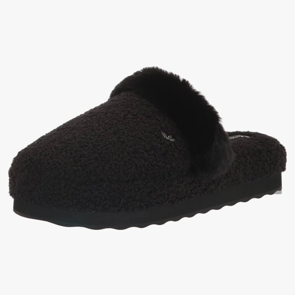Koolaburra by UGG Peachee Fuzzy Slippers in Black VARIOUS SIZES NWT NIB